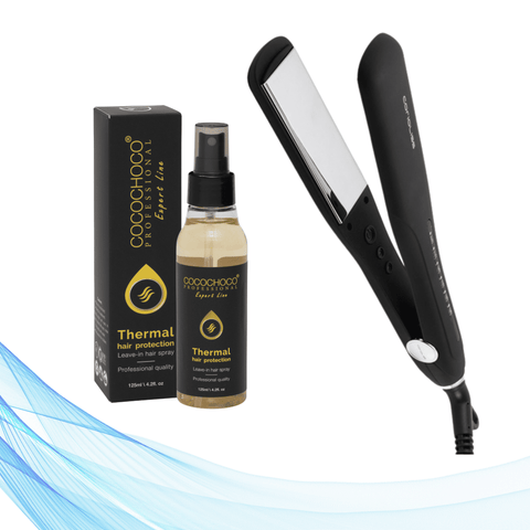 Cocochoco, Cocochoco Professional, Cocochoco Croatia, Cocochoco Hrvatska, Thermal Hair Protection spray, sprej za kosu, sprej za zaštitu kose, sprej za zaštitu kose od topline, ravna kosa, straight hair, peglanje kose, hair straightening, pegla za kosu, hair straightener